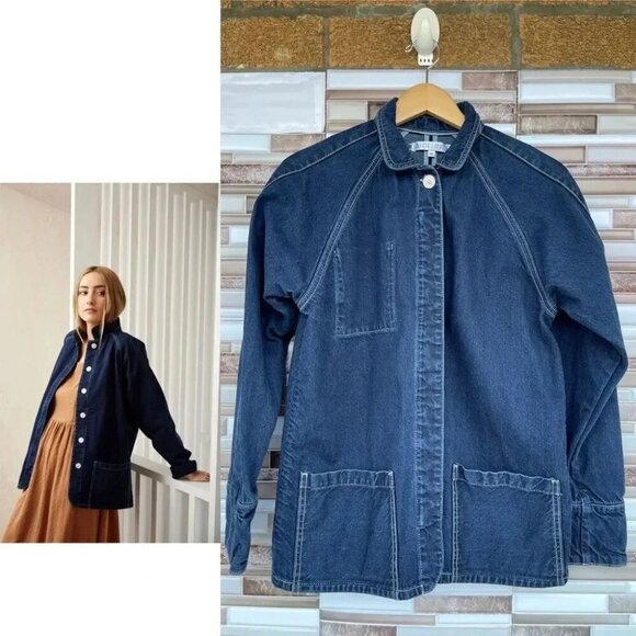 SIDELINE BETH INDIGO JACKET XS - Picture 1 of 15
